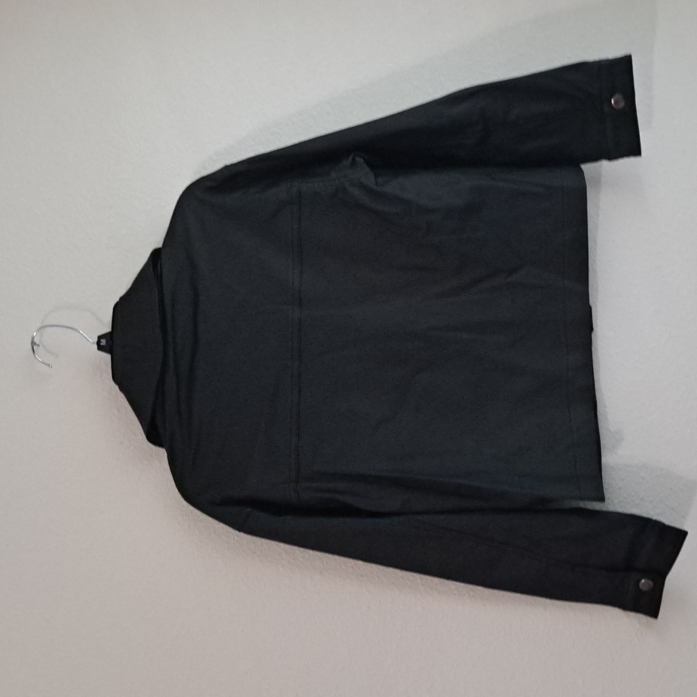 GB Girls Coated Button Front Double Pocket Shirt Jacket - Picture 4 of 4